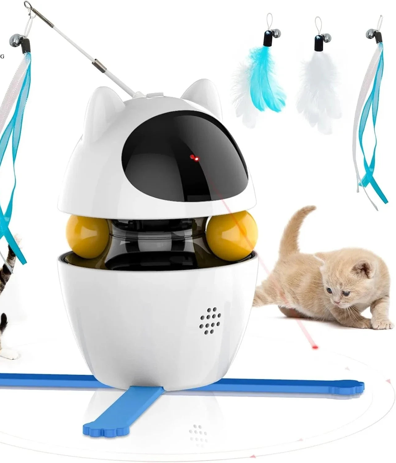 3-in-1 Interactive Cat Toy Set