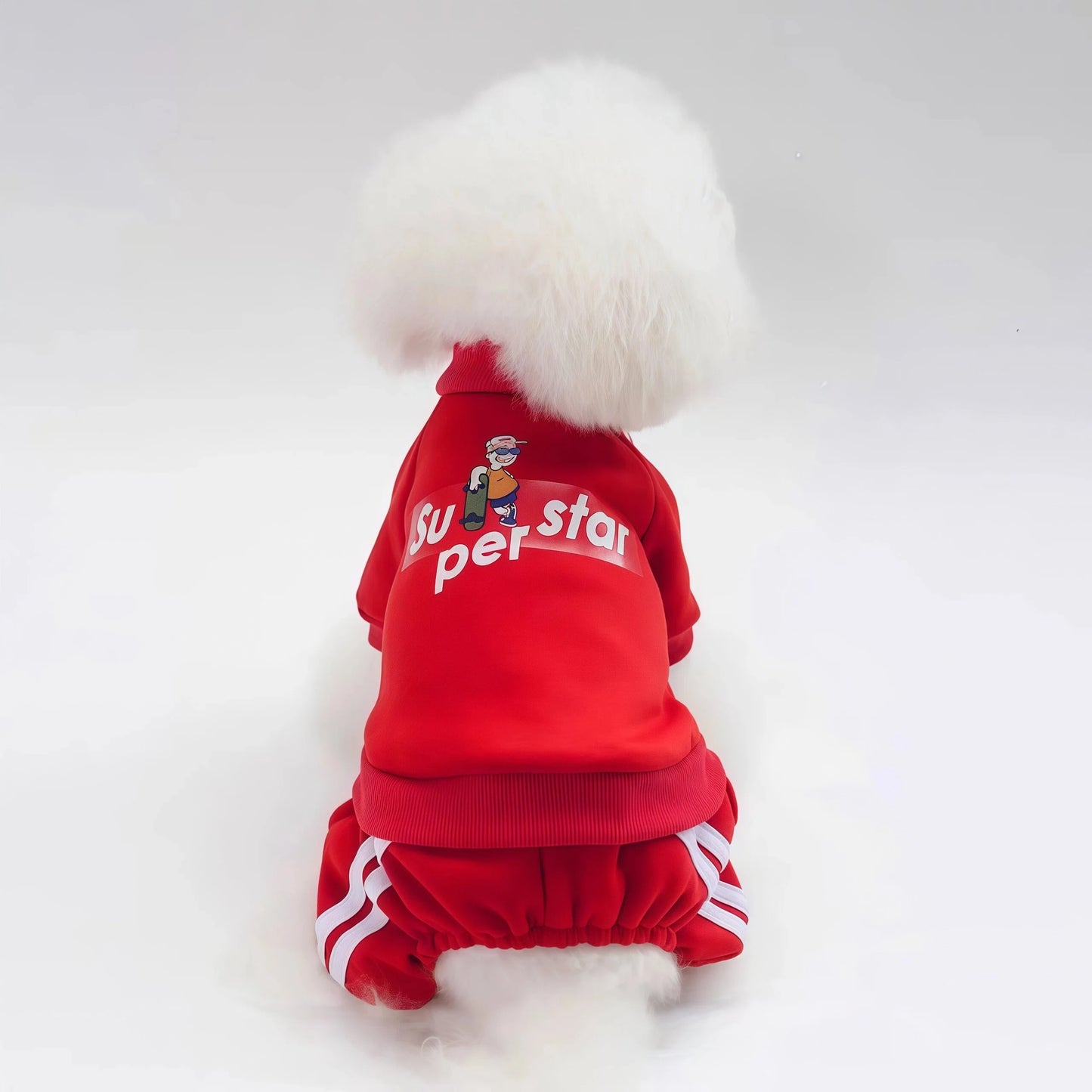 Fleece Hoodie Jumpsuit for Dogs & Cats