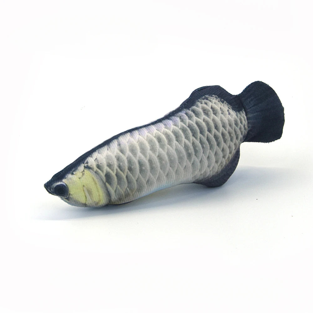 Realistic Plush Fish Cat Toy Pillow