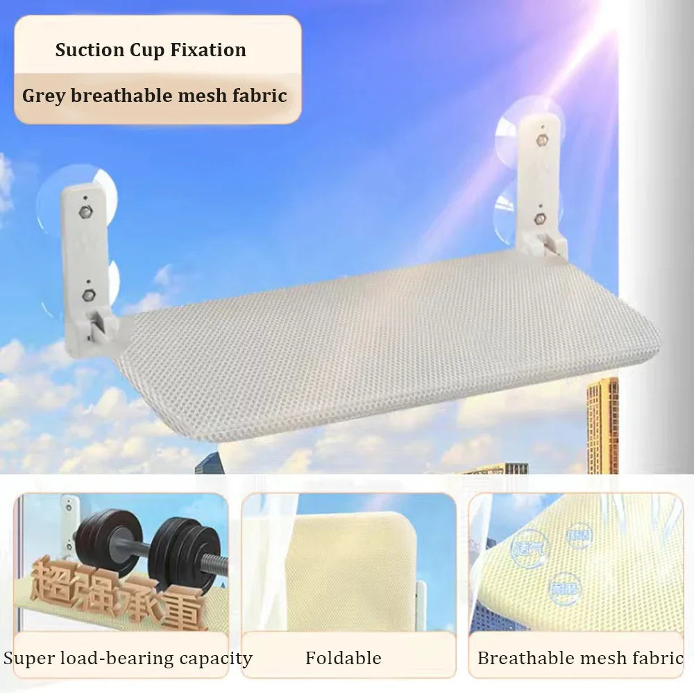 Foldable Breathable Cat Hammock & Windowsill Bed
