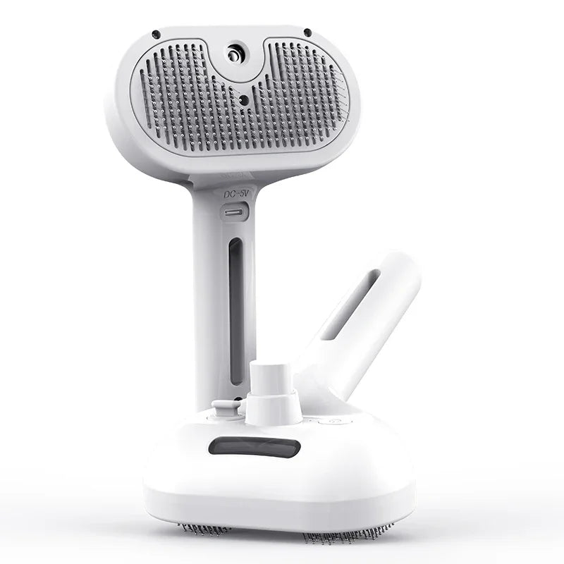 Brosse à vapeur pour poils d'animaux — Brosse de toilettage électrique pour chats et chiens