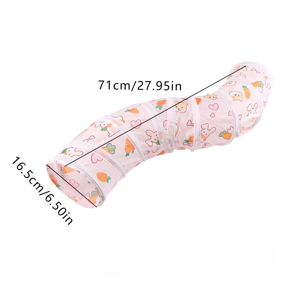 Carrot Shaped Hamster Hideout and Tunnel