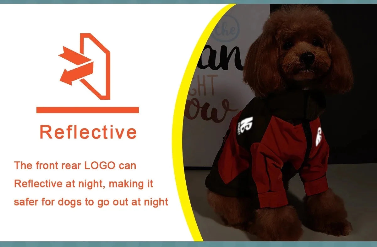 Waterproof Hooded Dog Raincoat & Sport Hoodie