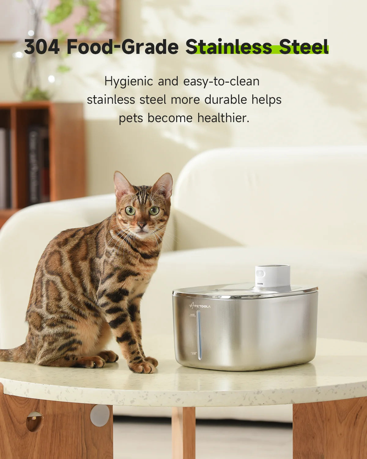 4L Wireless Auto Sensor Pet Water Fountain for Cats & Dogs