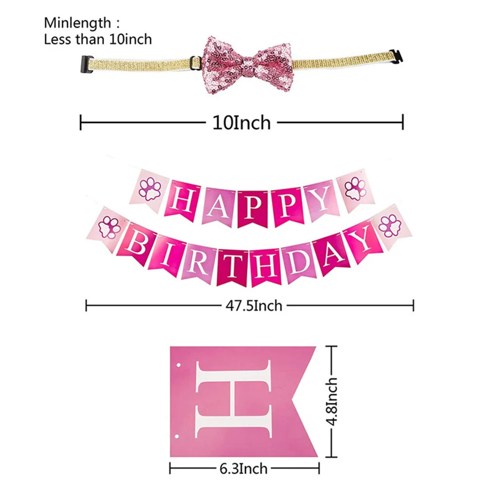 Dog Birthday Party Decoration Kit