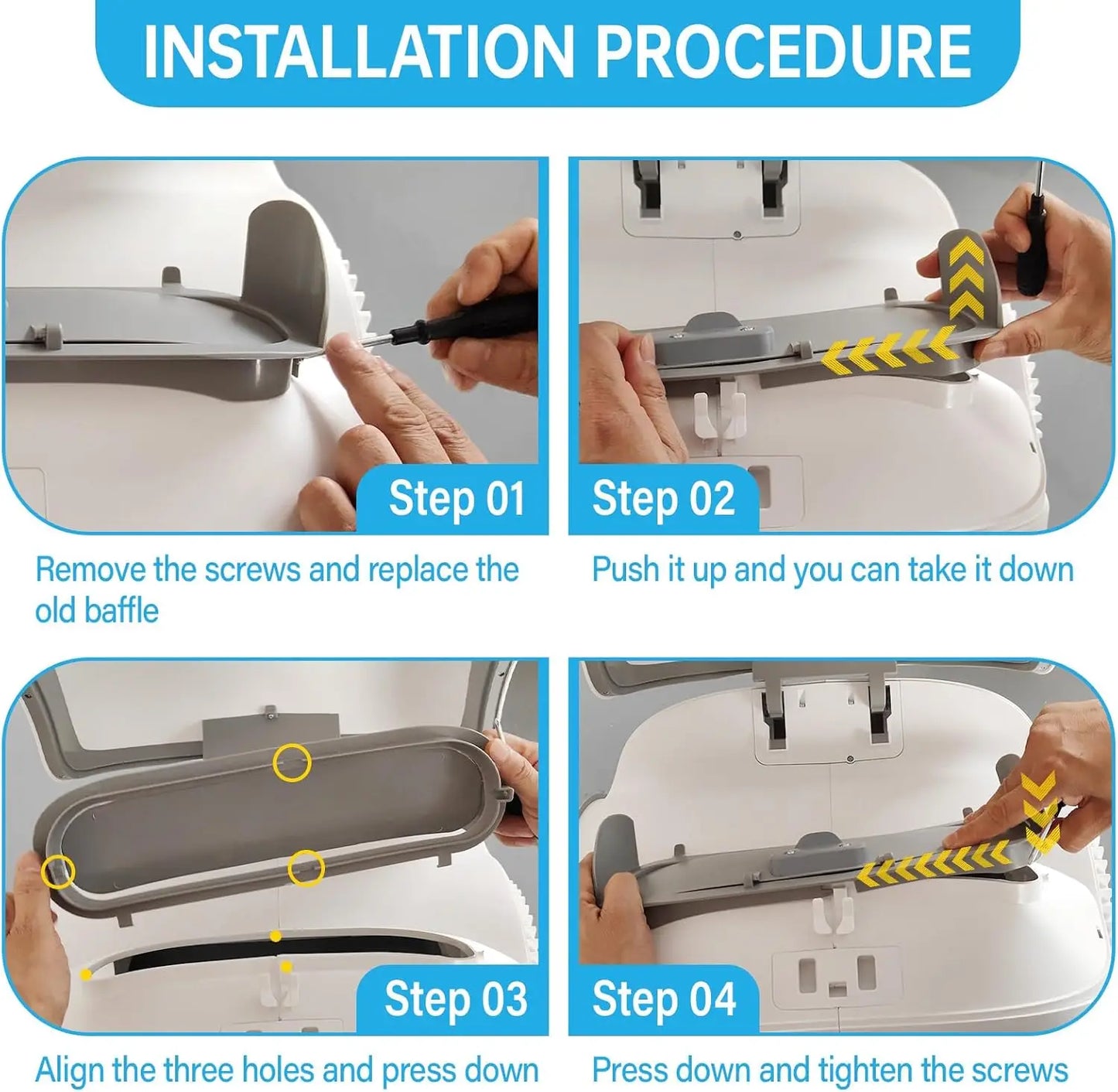 Self-Cleaning Litter Box Mat & Toilet Accessory for Cats