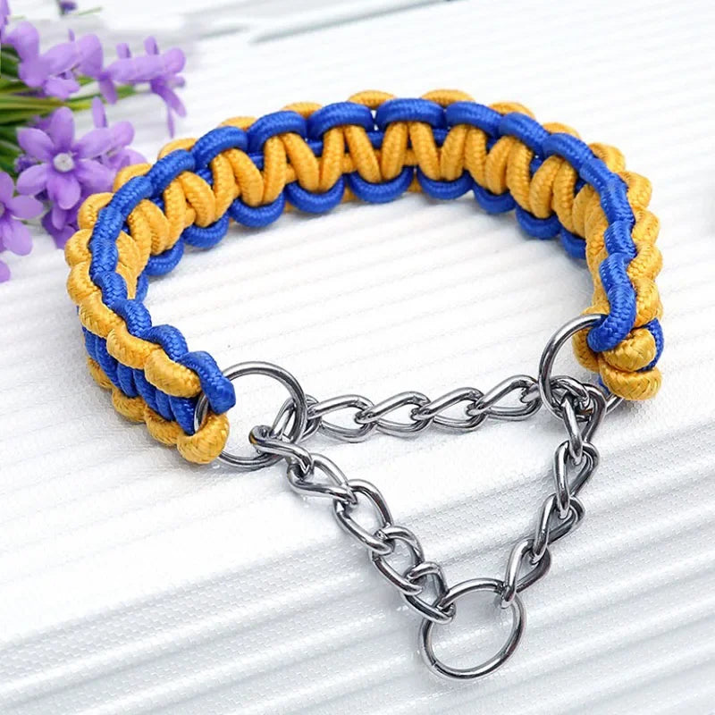 Durable Nylon Dog Collar for Medium to Large Dogs