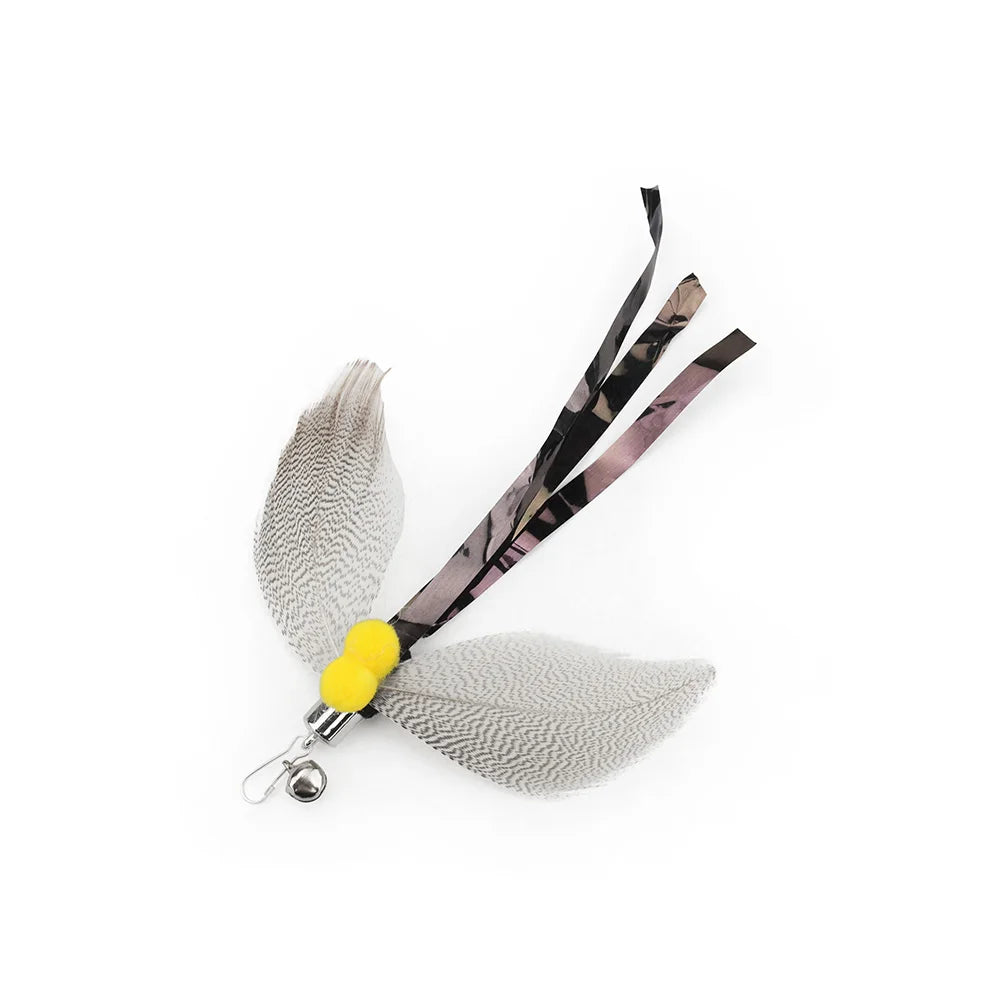 Cat Teaser Wand Replacement Heads – 6 Pack
