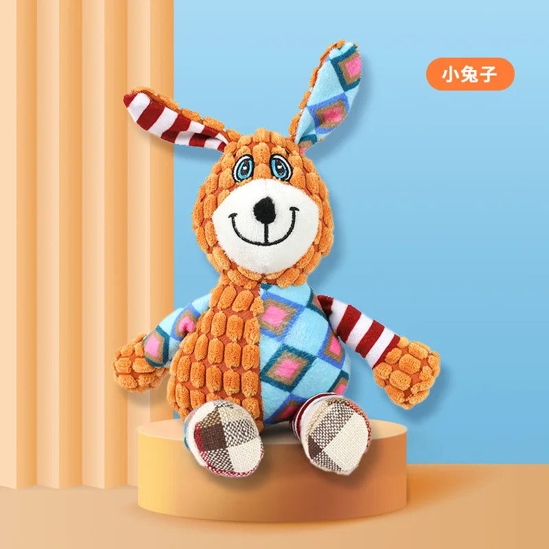 Squeaking Dog Toy for Teeth Grinding and Training