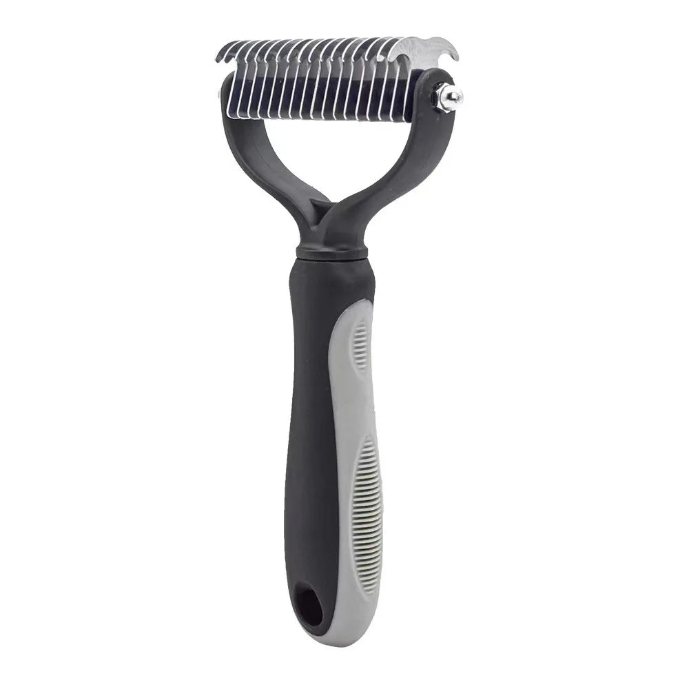 Pet Deshedding Brush - Professional Dog & Cat Hair Remover Grooming Comb