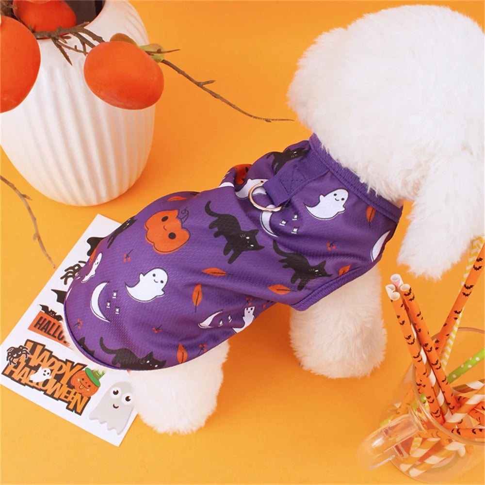 Halloween Print Pet Vest