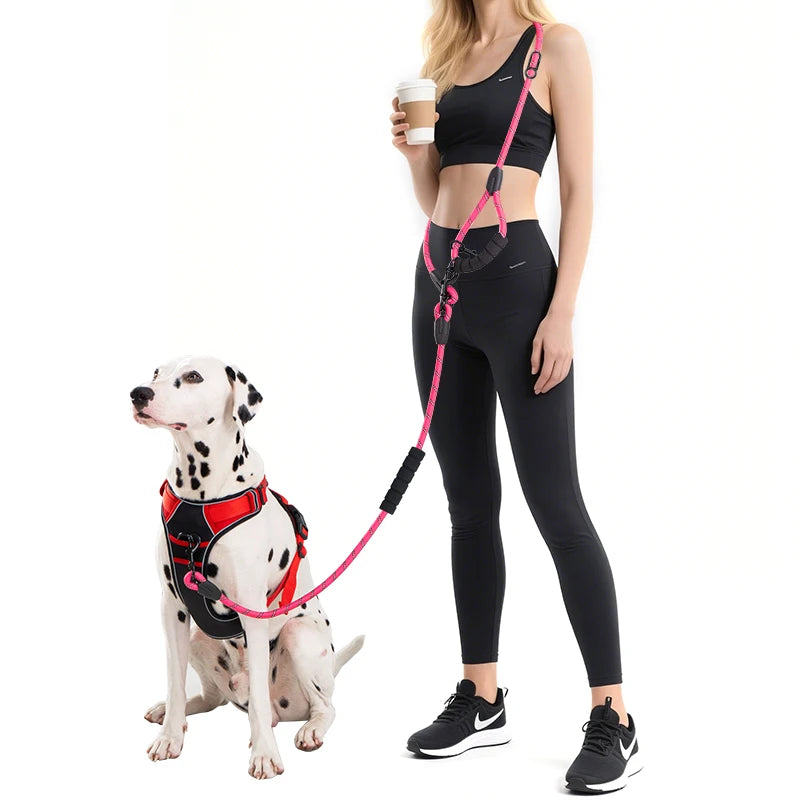 Heavy Duty Rope Dog Lead with Padded Handle – 7.8ft