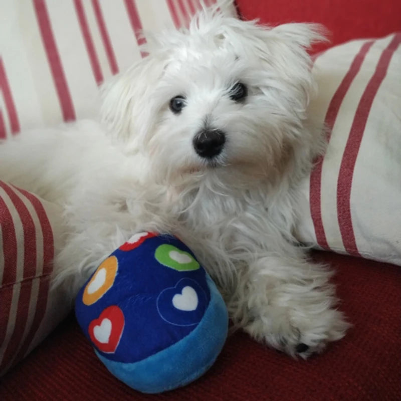 Squeaky Plush Slipper Chew Toy for Small Dogs