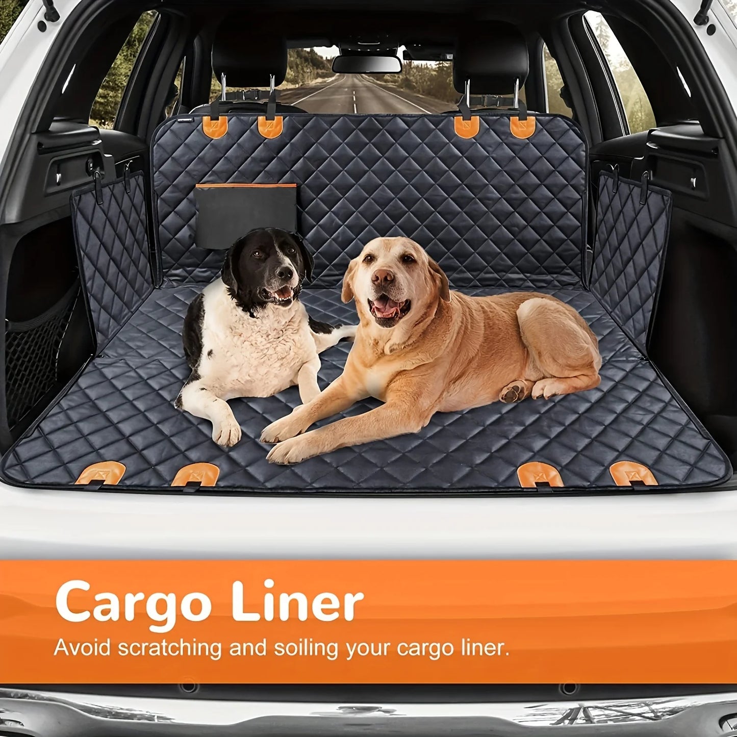 Housse de siège de voiture hamac pour chien 600D, résistante et imperméable – Anti-rayures