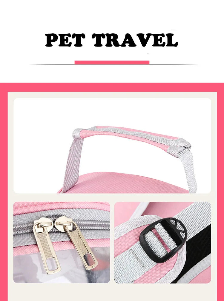 Sac à dos de transport pour chat à ouverture latérale grand espace — Prêt pour la cabine et les voyages