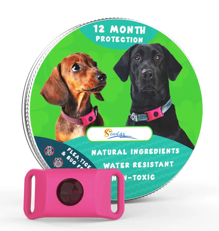 Natural Essential Oil Flea & Tick Collar Pendant – Chemical-Free Protection for Dogs & Cats