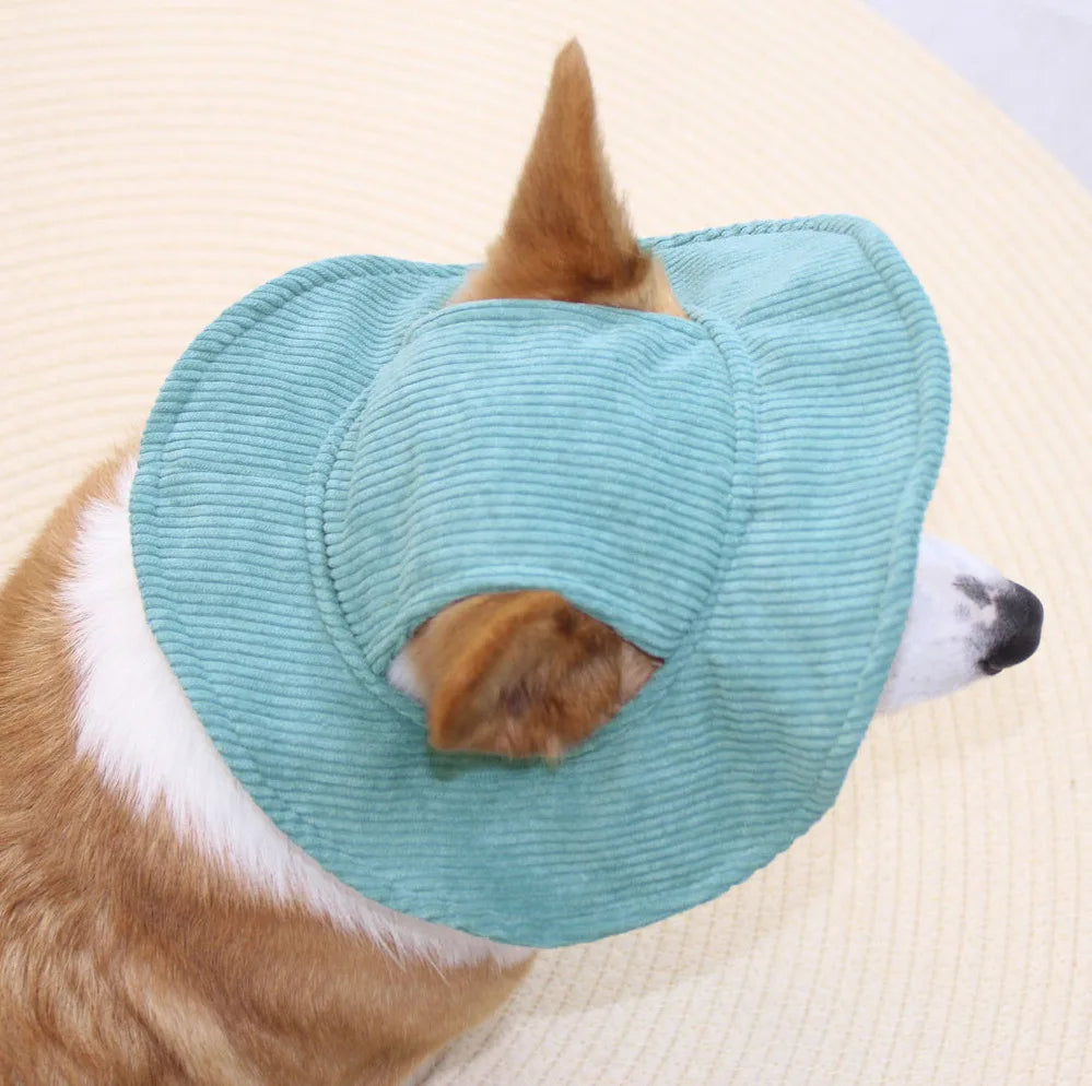 Fashionable Pet Dog Hat with Adjustable Sun Protection XS to XL Size for Small Medium Large Dogs Pet Outdoor Suppies Accessories