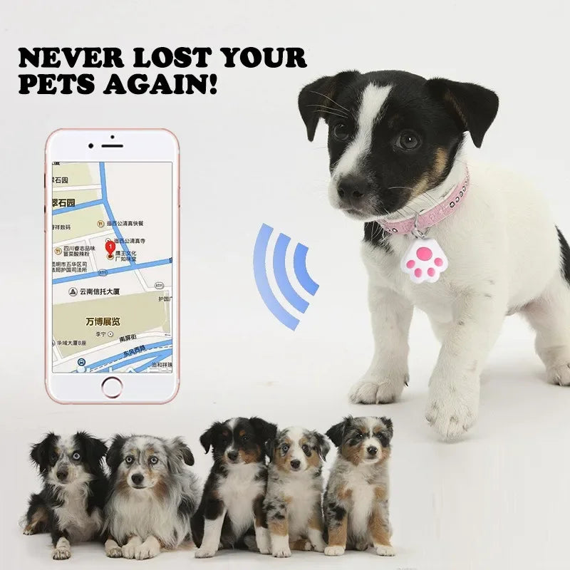 Mini Bluetooth Anti-Lost Tracker with Two-Way Finding for Pets, Keys & Bags
