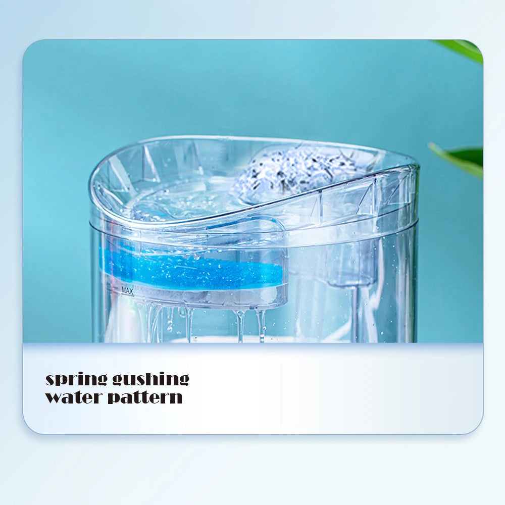 Fontaine à eau intelligente automatique pour animaux de compagnie avec capteur de mouvement