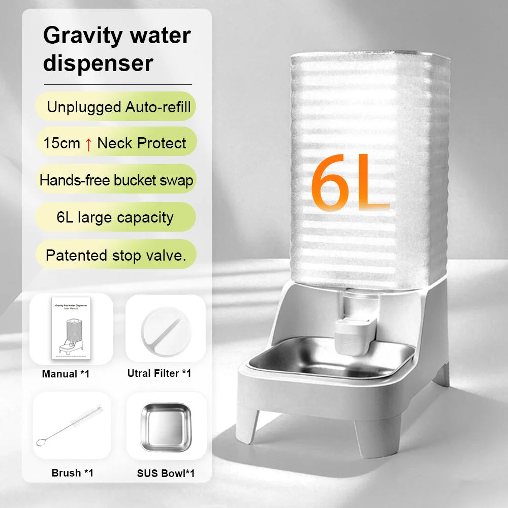 Automatic Pet Feeder & Gravity Waterer Options