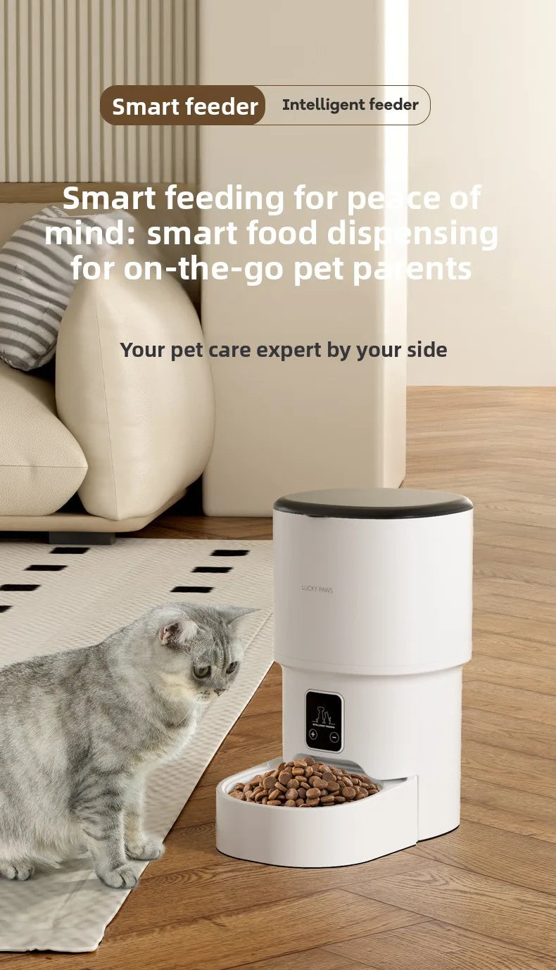 Smart WiFi Pet Feeder with HD Camera & Two-Way Intercom