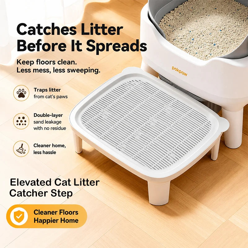 76L Large Automatic Self-Cleaning Cat Litter Box – Smart Open Sandbox