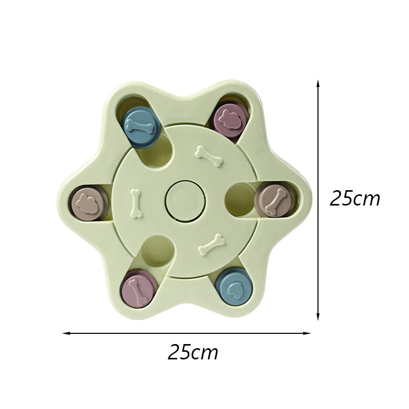 Interactive Puzzle Slow Feeder Bowl for Cats & Dogs