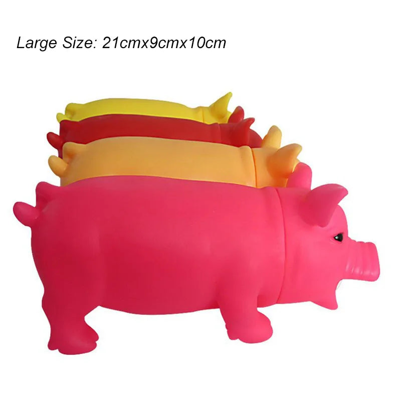 Squeaky Pig Dog Toy