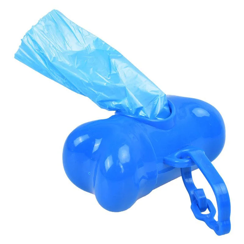 Bone-Shaped Poop Bag Dispenser with Bags